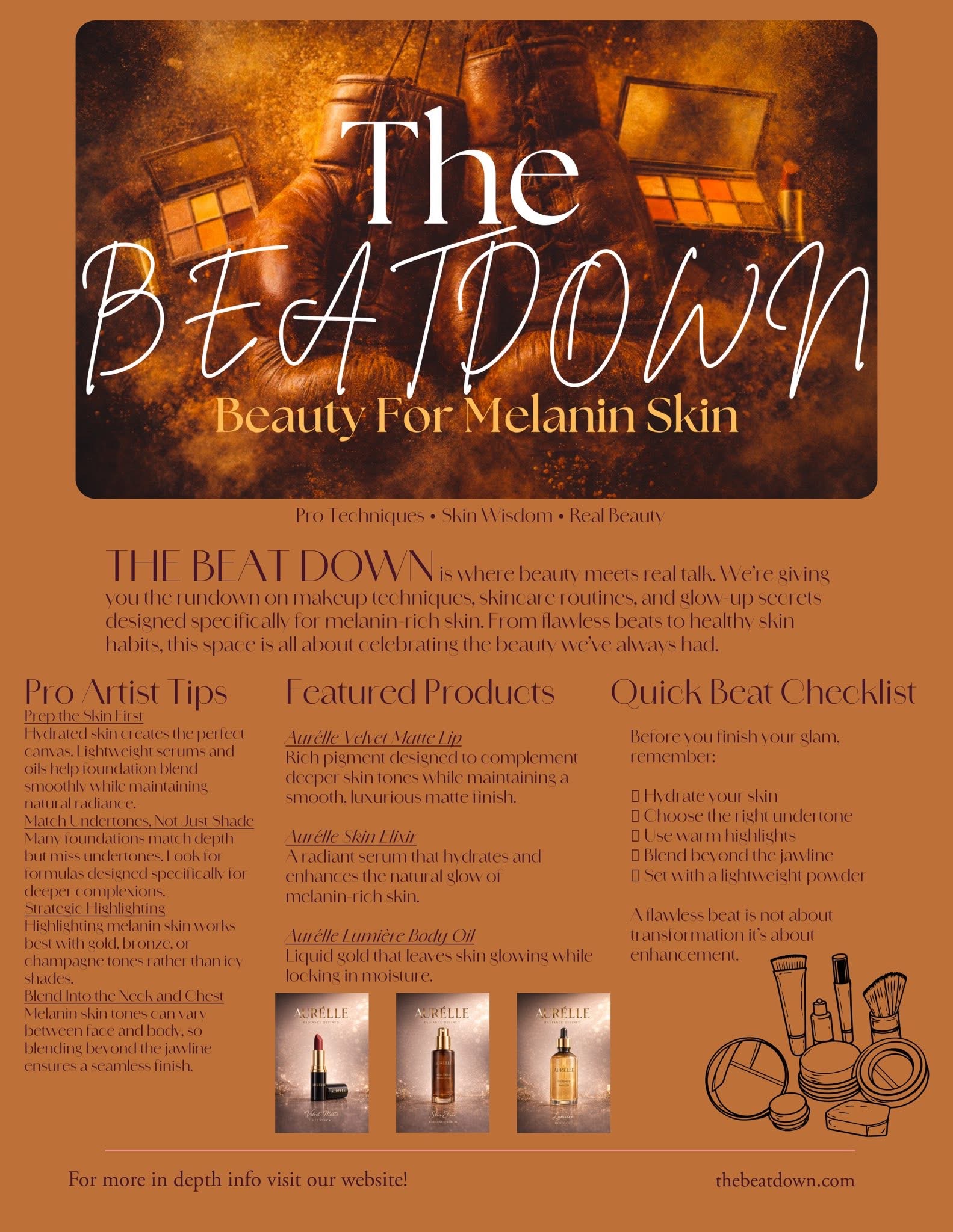 The Beatdown beauty information column