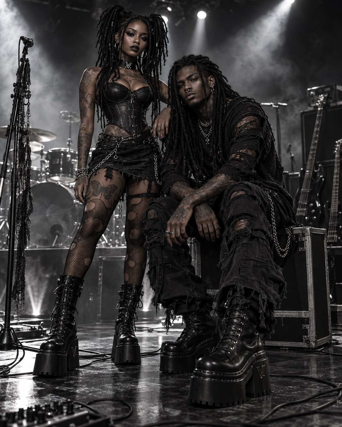 VZNRY VIBE Alternative Gothic stage editorial